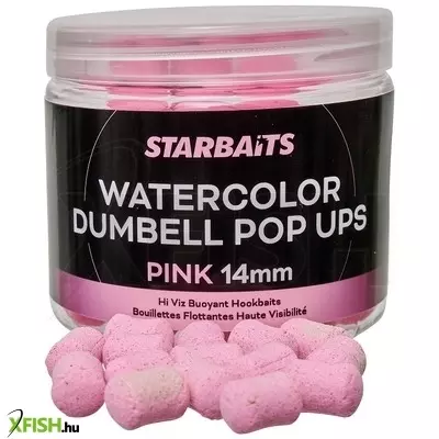 Starbaits Dumbell Watercolor Pop Ups Lebegő Bojli Pink 14Mm 70G