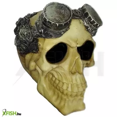Cilicili steampunk koponya akvárium dekoráció - 71255 (13x10x13cm)