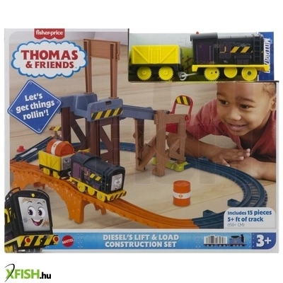 mattel thomas motorizált építkezés készlet