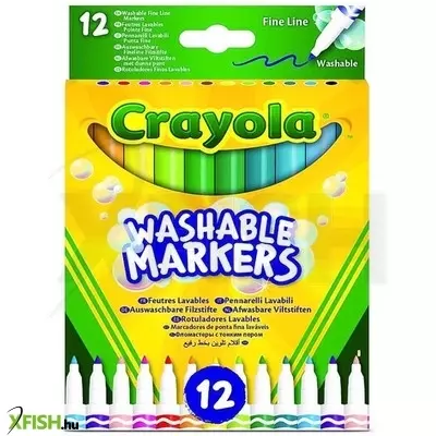 crayola kimosható vékony filctoll 12db
