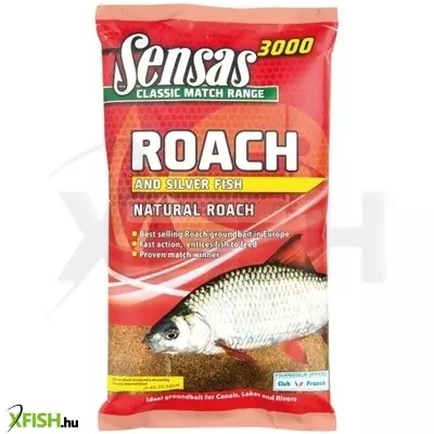 Sensas 3000 Super Roach Etetőanyag Bodorkázáshoz 1 Kg