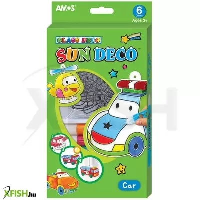 amos üvegmatricafesték + 6 db járműves kép 921