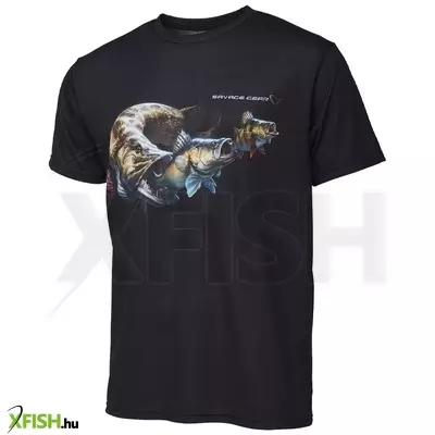 Savage Gear Cannibal Tee Kék Színű Horgász Póló S