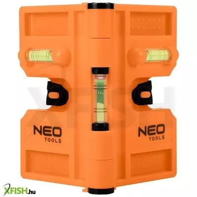Neotools oszlopvízmérték, állítható mágneses szárak, 3 libella