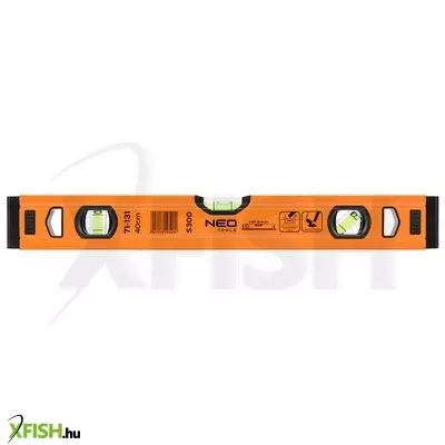 Neotools vízmérték, alu, 3 libellás, S 300, 40cm