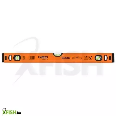 Neotools vízmérték, alu, 3 libellás, S 300, 60cm