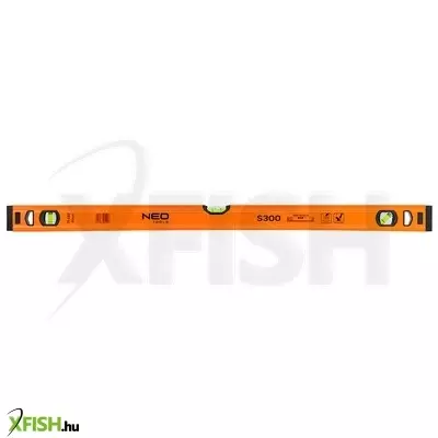 Neotools vízmérték, alu, 3 libellás, S 300, 80cm