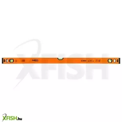 Neotools alumínium vízmérték S 300, 3 libellás, 100 cm