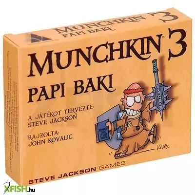 Gémklub munchkin kiegészítő - papi baki