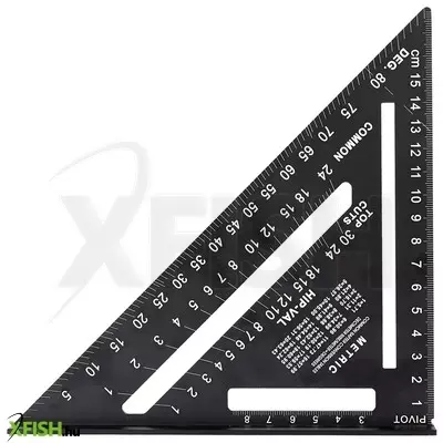 Neotools talpas derékszög, alumínium, 45 fokos szárral, mérőskálával, 183mm