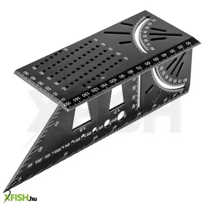 Neotools jelölő sablon 3d, derékszög, vonalzó, szögmérő, alumíniumötvözet