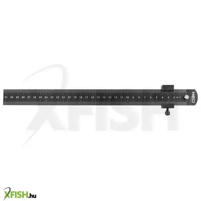 Neotools műszaki vonalzó mélységütközővel, 30cm