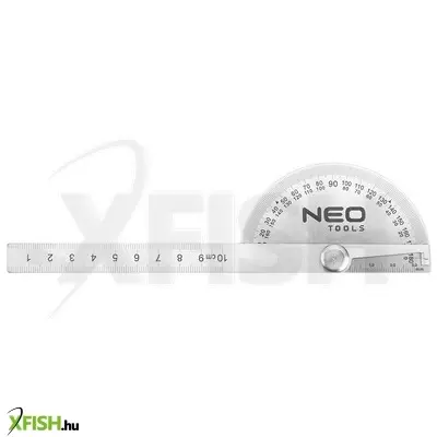 Neotools szögmérős vonalzó 100mm, acél