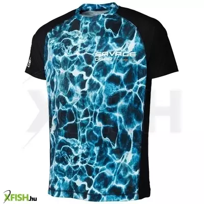 Savage Gear Marine Uv Rövid Ujjú Horgász Póló L