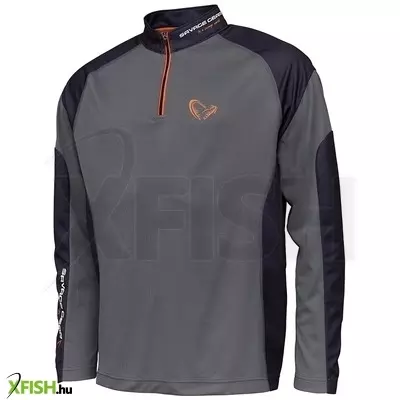 Savage Gear Tournament Szürke Hosszú Ujjú Horgász Póló L