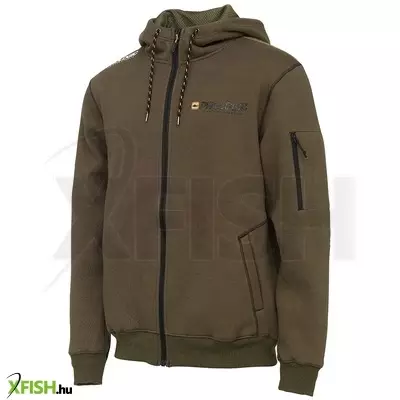 Prologic Carpio Zip Hoodie Army Green Horgász Pulóver M
