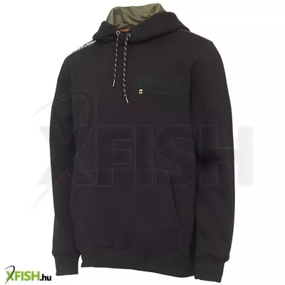 Prologic Carp Logo Hoodie Black Ink Horgász Pulóver L