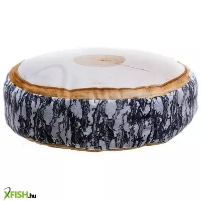 Fatörzs Alakú Díszpárna Szürke 40x15cm