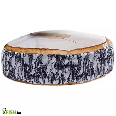 Fatörzs Alakú Díszpárna Szürke 50x20cm