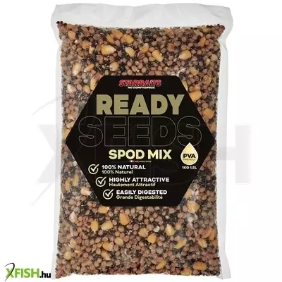 Starbaits Ready Seeds Spod Mix Főzött Magmix Natúr 1Kg