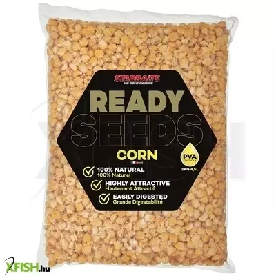Starbaits Ready Seeds Corn Főzött Kukorica 3Kg