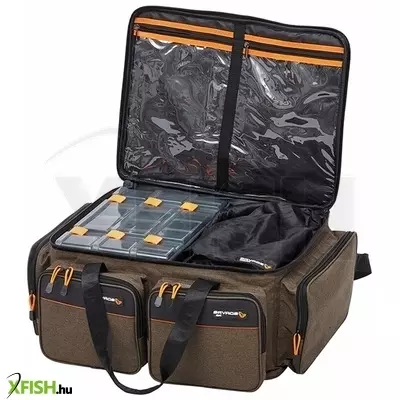 Savage Gear System Box Bag M Pergető Táska 3 Dobozzal 20x40x29cm 12 L