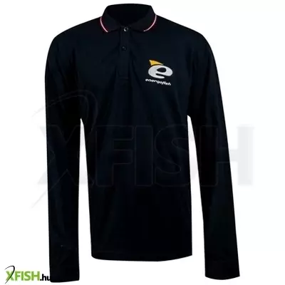 Adler Contrast Stripe Ls Férfi Galléros Póló Szürkéskék 2Xl