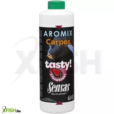 Sensas Attraktor Aromix Carp Tasty Liquid Strawberry Eper 500ml