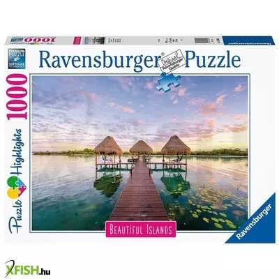 Ravensburger puzzle 1000 db - trópusi látvány