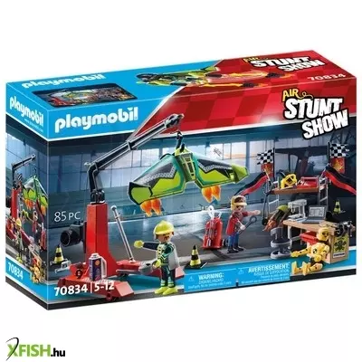 Playmobil air stuntshow szervízállomás 70834