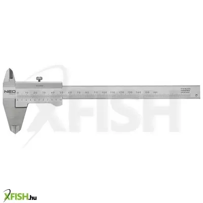 Neotools tolómérő 150mm, rozsdamentes, din862