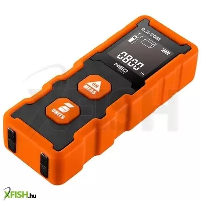 Neotools lézeres távolságmérő, hatótáv 20 M