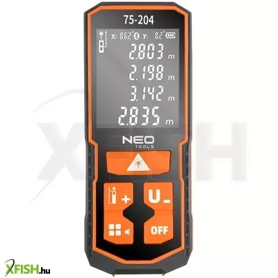 Neotools lézeres távolságmérő, hatótáv 60 m, ip54, fröccsenő víz védelem