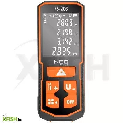 Neotools lézeres távolságmérő, hatótáv 100 m, ip54, fröccsenő víz védelem