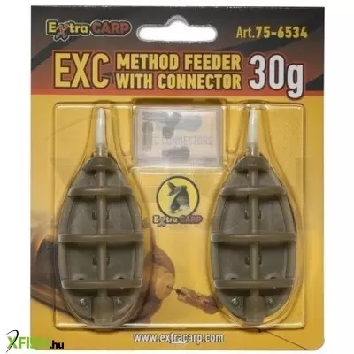 EXC Method Feeder with Connector 2 pc tömeg 40g