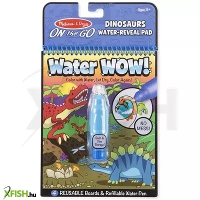 m&d, rajzolás vízzel, dinoszaurusz