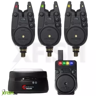 Prologic C Series Pro Alarm Set Elektromos Kapásjelző Szett Piros Zöld Sárga 3+1+Lámpa