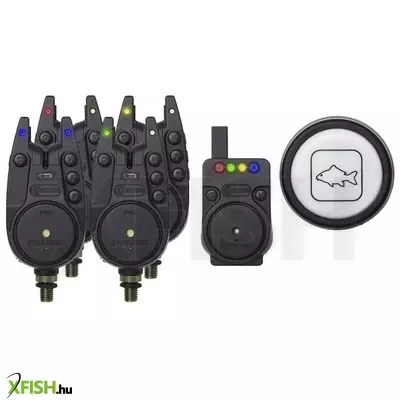 Prologic C Series Pro Alarm Set Elektromos Kapásjelző Szett Piros Zöld Sárga Kék 3+1+Lámpa