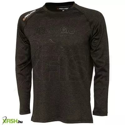 Prologic Mega Fish Long Sleeve Hosszú Ujjú Póló Zöld L