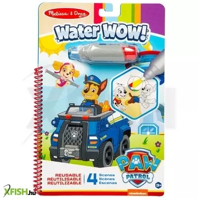 M&d rajzolás vízzel, mancs őrjárat, chase