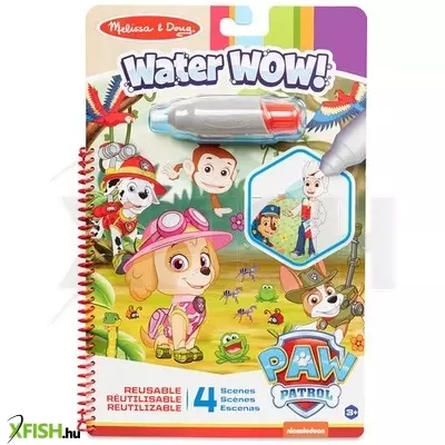 M&d rajzolás vízzel, mancs őrjárat, skye