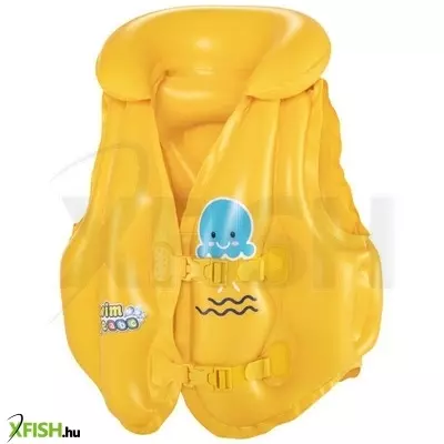Bestway 32034 gyerek úszómellény sárga, 51 X 46 cm