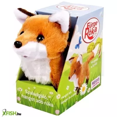 Iwaya szaladgáló róka plüssfigura - 20 cm