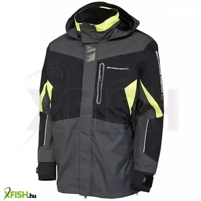 Savage Gear Coastal Race Jacket Horgász Kabát Szürke L