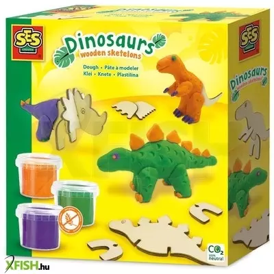 Ses dinoszauruszos gyurmajáték