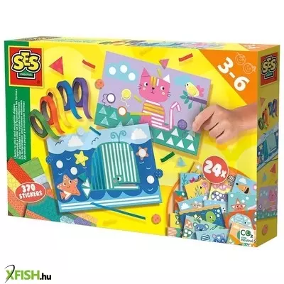 ses én már tudok ragasztani és formákat felismerni