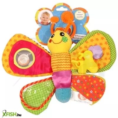 Biba toys pillangó puha bébijáték