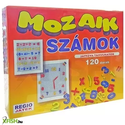 Megaplast mozaik számok 120 darabos készlet