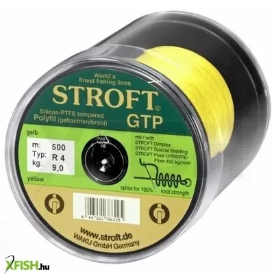 Stroft Gtp Typ S 06Nanofil Fonott Zsinór 100M S06 / 4,5Kg Yellow