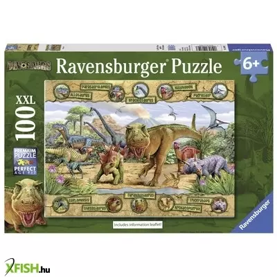 Ravensburger puzzle 100 db - dinoszauroszok